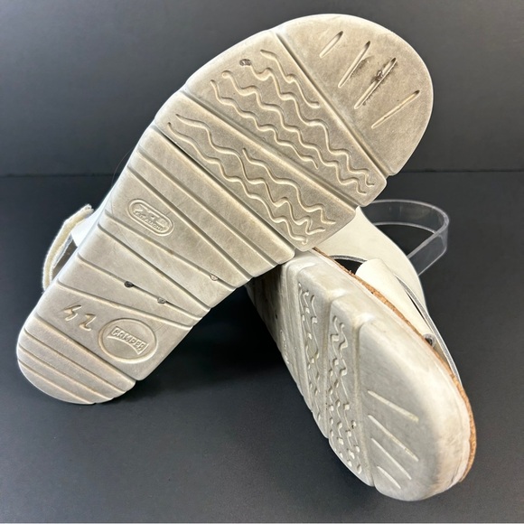 ❤️ Camper Cream Cross-Strap Sandals 42 - Picture 7 of 9